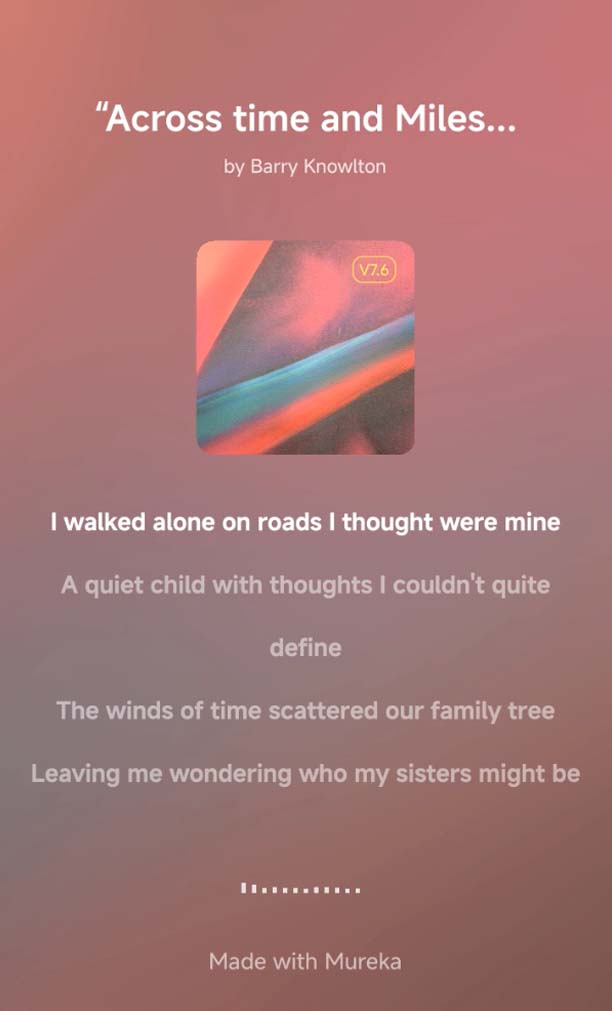 across time and miles